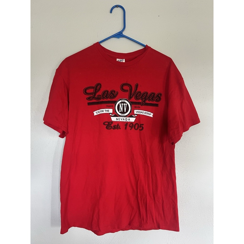 Delta Pro Weight Las Vegas Strip NV Graphic Tourist Memorabilia Shirt Sz‎ L